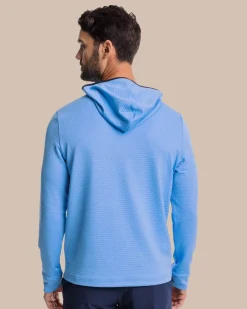 Southern Tide Scuttle Heather Performance Quarter Zip Hoodie - Sale Sale