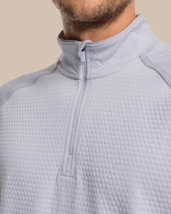 Southern Tide Scuttle Heather Performance Quarter Zip Cheap