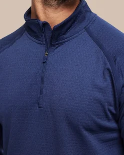 Southern Tide Scuttle Heather Performance Quarter Zip Cheap