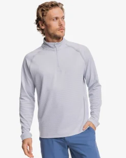 Southern Tide Scuttle Heather Performance Quarter Zip Cheap