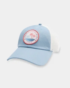 Southern Tide Skipjack Beach Club Trucker Hat Light Blue Store