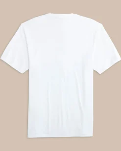 Southern Tide Skipjack Honeycomb Front Graphic Short Sleeve T-Shirt Classic White Store