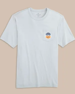 Southern Tide Skipjack Reel Deal Short Sleeve T-Shirt Platinum Grey Cheap