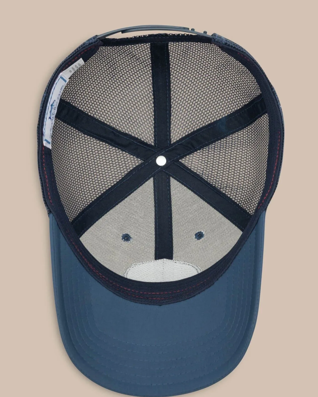 Southern Tide South Carolina Patch Performance Trucker Hat Seven Seas Blue Outlet