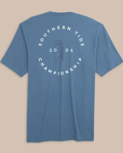 Southern Tide St Championship Short Sleeve T-Shirt Coronet Blue Best Sale