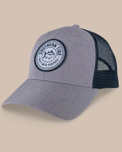 Southern Tide St Classic Tide Patch Performance Trucker Grey New