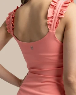 Southern Tide Staci Active Ruffle Tank Cheap