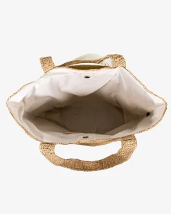 Southern Tide Straw Traveler Tote Natural Flash Sale