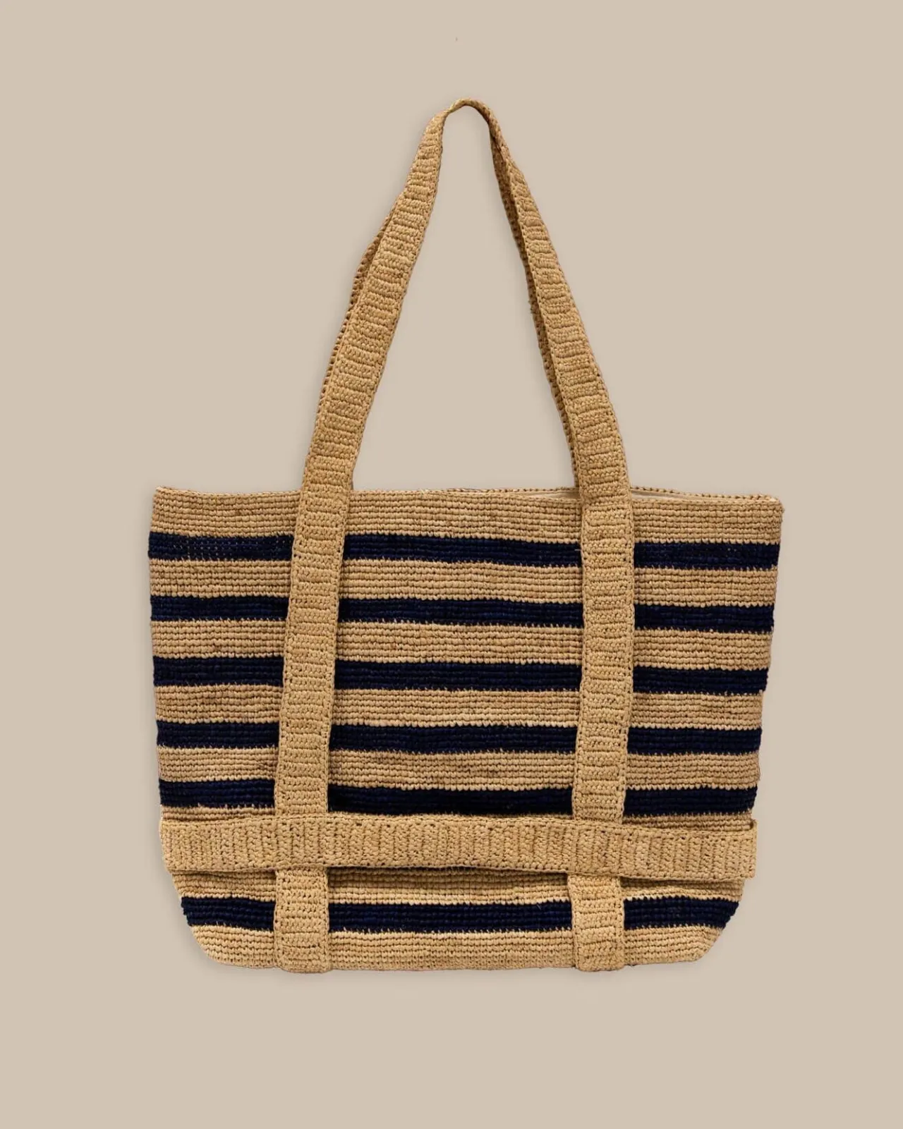 Southern Tide Striped Straw Hat Carrier Beach Tote Navy Shop
