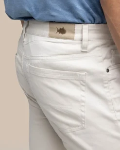 Southern Tide Sullivan Five Pocket Pant Stone Cheap