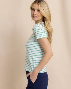 Southern Tide Sun Farer Stripe Crew Neck T-Shirt Cheap