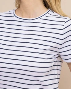 Southern Tide Sun Farer Stripe Crew Neck T-Shirt Cheap