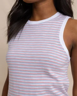 Southern Tide Sun Farer Stripe Midi Tank Dress Discount