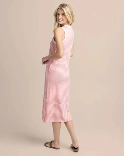 Southern Tide Sun Farer Stripe Midi Tank Dress Discount