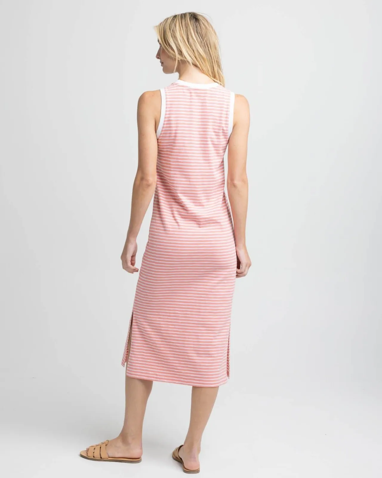 Southern Tide Sun Farer Stripe Midi Tank Dress Discount