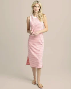 Southern Tide Sun Farer Stripe Midi Tank Dress Cheap