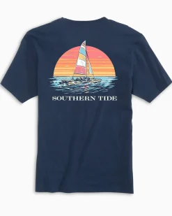 Southern Tide Sunset Silhouette T-Shirt Clearance