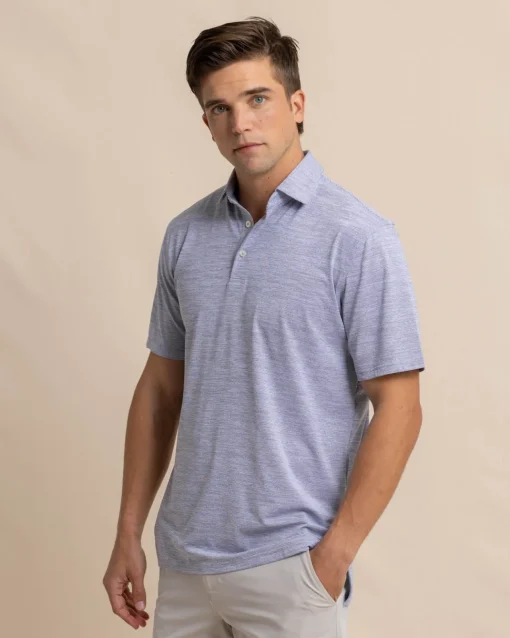 Southern Tide Team Colors Driver Spacedye Polo Shirt Store