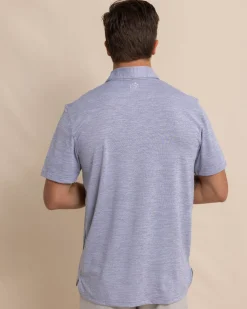 Southern Tide Team Colors Driver Spacedye Polo Shirt Store