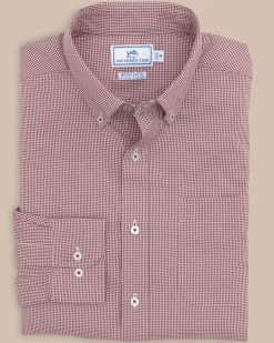 Southern Tide Team Colors Gingham Intercoastal Sport Shirt Cheap