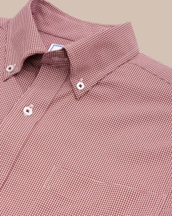 Southern Tide Team Colors Gingham Intercoastal Sport Shirt Cheap