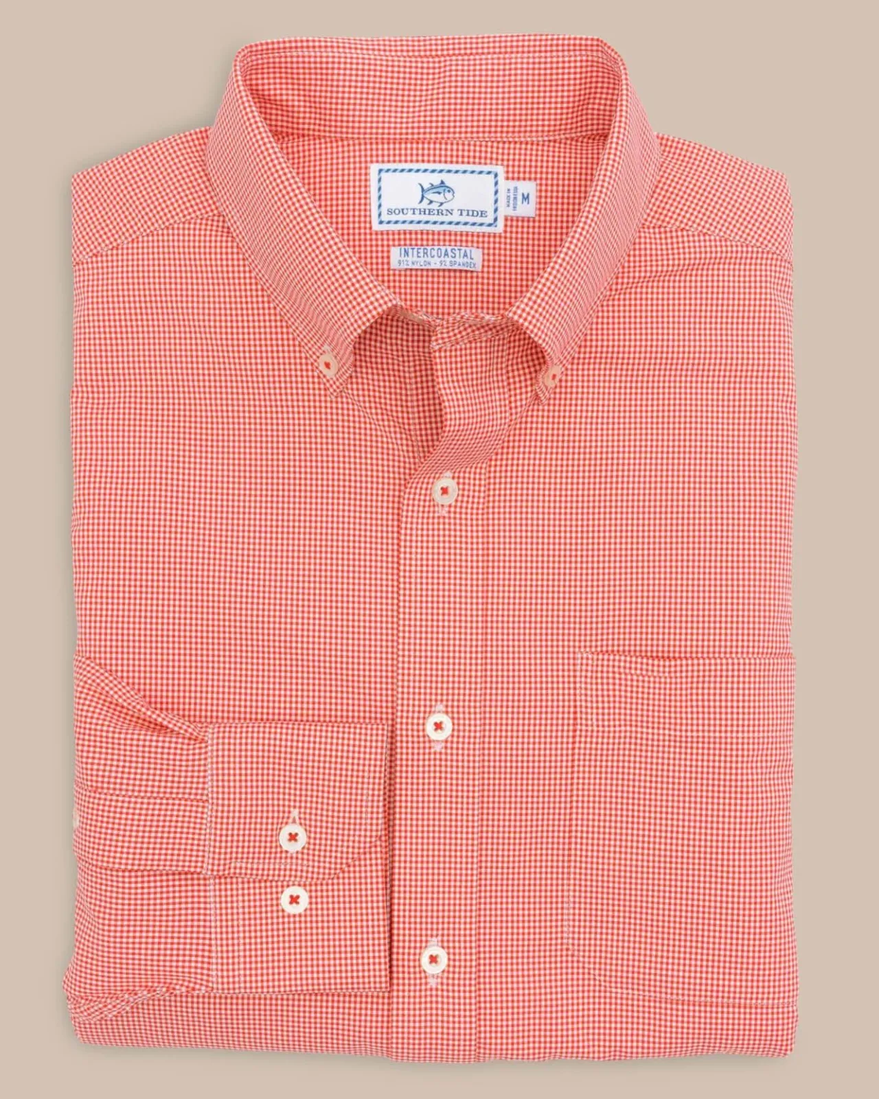 Southern Tide Team Colors Gingham Intercoastal Sport Shirt Cheap