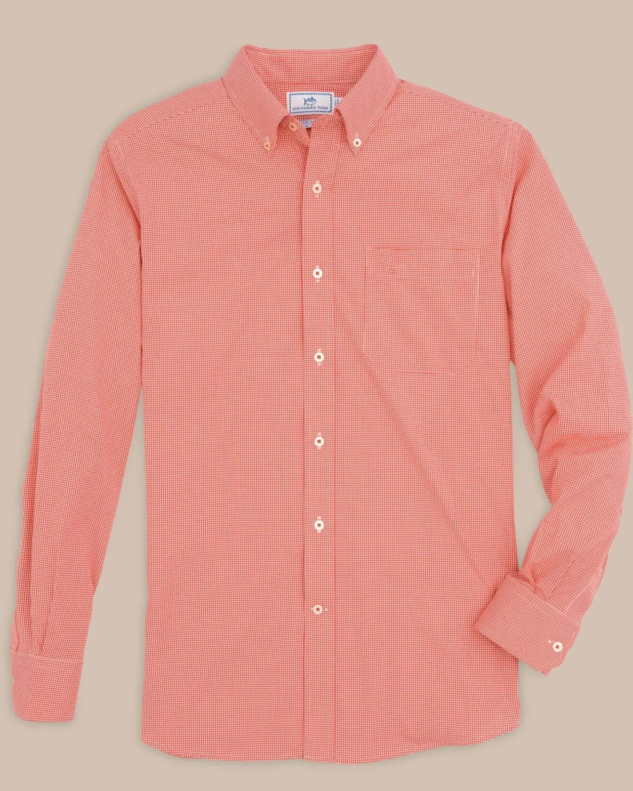 Southern Tide Team Colors Gingham Intercoastal Sport Shirt Cheap