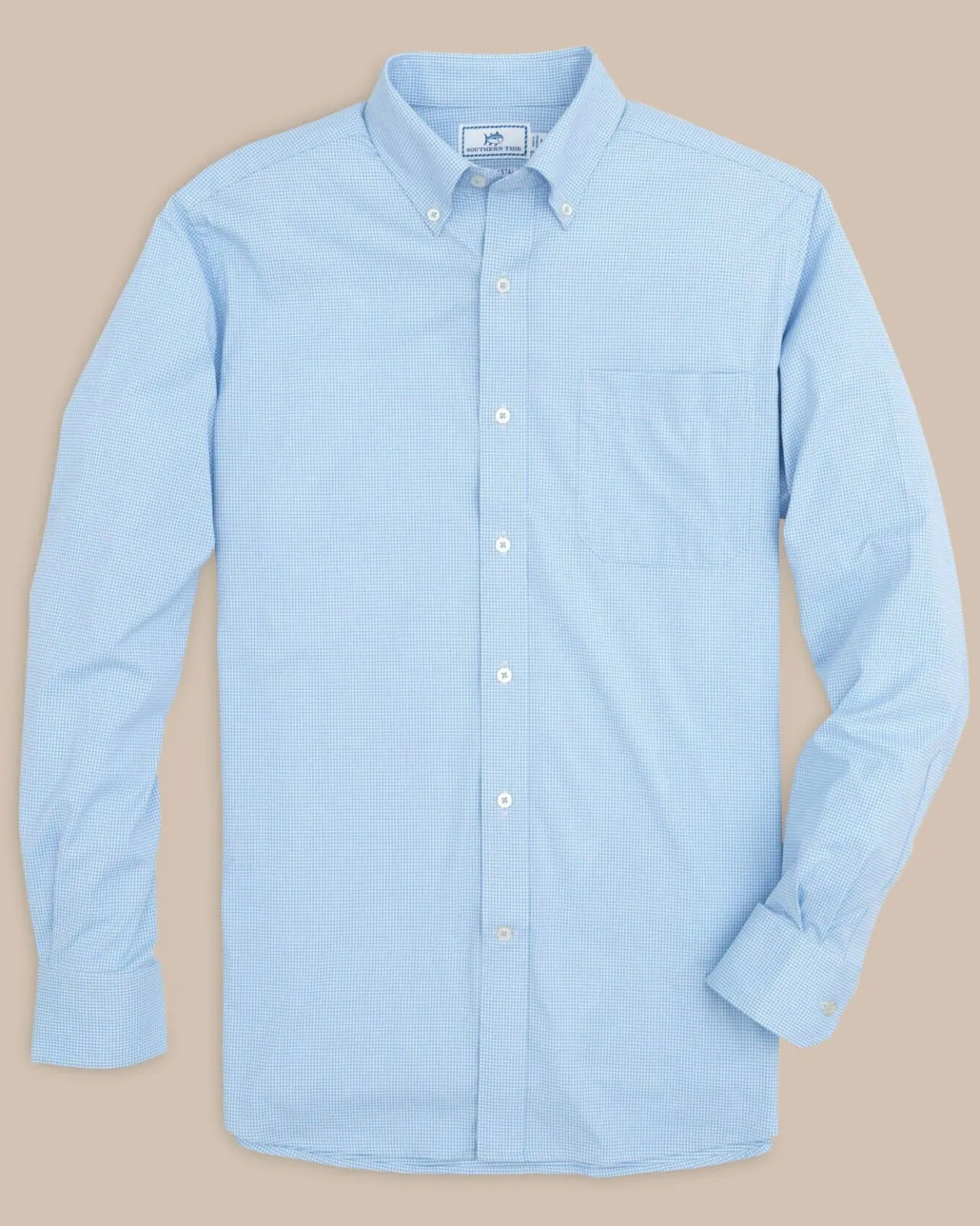 Southern Tide Team Colors Gingham Intercoastal Sport Shirt Cheap