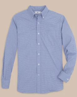Southern Tide Team Colors Gingham Intercoastal Sport Shirt Cheap