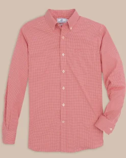 Southern Tide Team Colors Gingham Intercoastal Sport Shirt Cheap