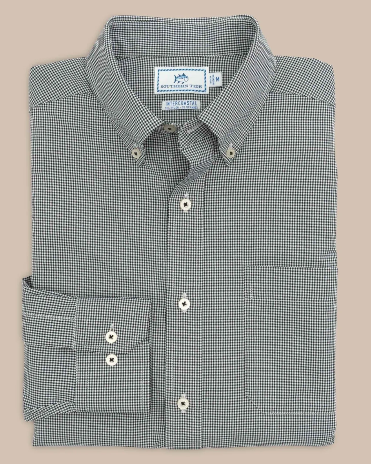 Southern Tide Team Colors Gingham Intercoastal Sport Shirt Cheap