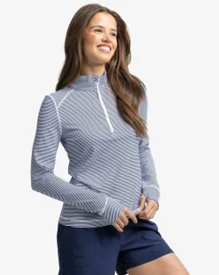 Southern Tide Team Colors Runaround Quarter Zip Pull Over Clearance