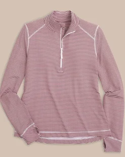 Southern Tide Team Colors Runaround Quarter Zip Pull Over Clearance