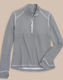 Southern Tide Team Colors Runaround Quarter Zip Pull Over Clearance