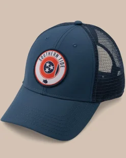 Southern Tide Tennessee Patch Performance Trucker Hat Seven Seas Blue New