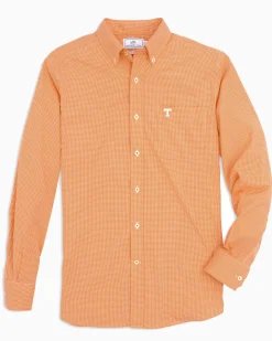 Southern Tide Tennessee Vols Gingham Button Down Shirt Flash Sale
