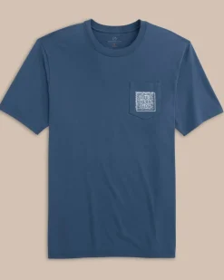 Southern Tide The Whaler Short Sleeve T-Shirt Aged Denim Fashion