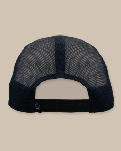 Southern Tide Tidal Wave Trucker Hat Stone Cheap