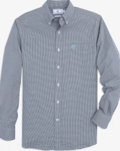 Southern Tide Unc Tar Heels Gingham Button Down Shirt Clearance