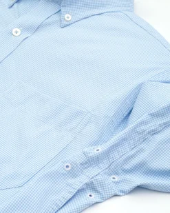 Southern Tide Unc Tar Heels Gingham Button Down Shirt Clearance