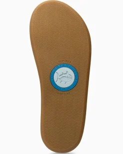 Southern Tide Women'S Navy Leather Weekend Flipjacks Nautical Navy Discount