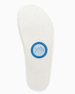 Southern Tide Women'S Weekend Leather Flipjacks Metallic Silver Shop