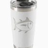Southern Tide Yeti Rambler 20 Oz Skipjack Tumbler White Hot