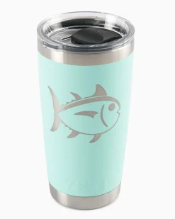 Southern Tide Yeti Rambler 20 Oz Skipjack Tumbler Seafoam Best Sale